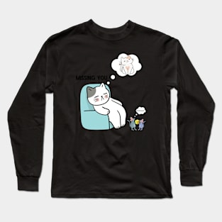 cute cat Long Sleeve T-Shirt